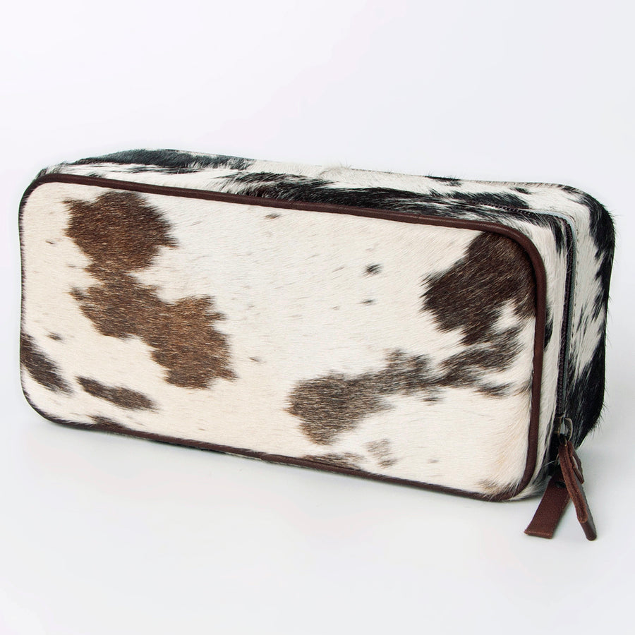 American Darling Western Paint Splatter Hair-On Cowhide Jewelry case - Uhorse