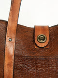 Never Mind Nmbgz140 Tote Vintage Handmade Genuine Cowhide Leather Women Bag Western Handbag Purse