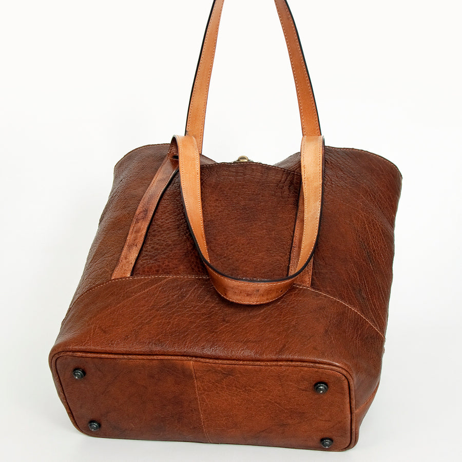 Never Mind Nmbgz140 Tote Vintage Handmade Genuine Cowhide Leather Women Bag Western Handbag Purse
