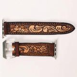 American Darling ADWAR102-41 Beautifully Hand Tooled Genuine American Leather I watch Strap Men and Women Unisex