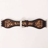 American Darling ADWAR103-41 Beautifully Hand Tooled Genuine American Leather I watch Strap Men and Women Unisex