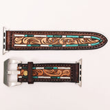 American Darling ADWAR110-45 Beautifully Hand Tooled Genuine American Leather I watch Strap Men and Women Unisex