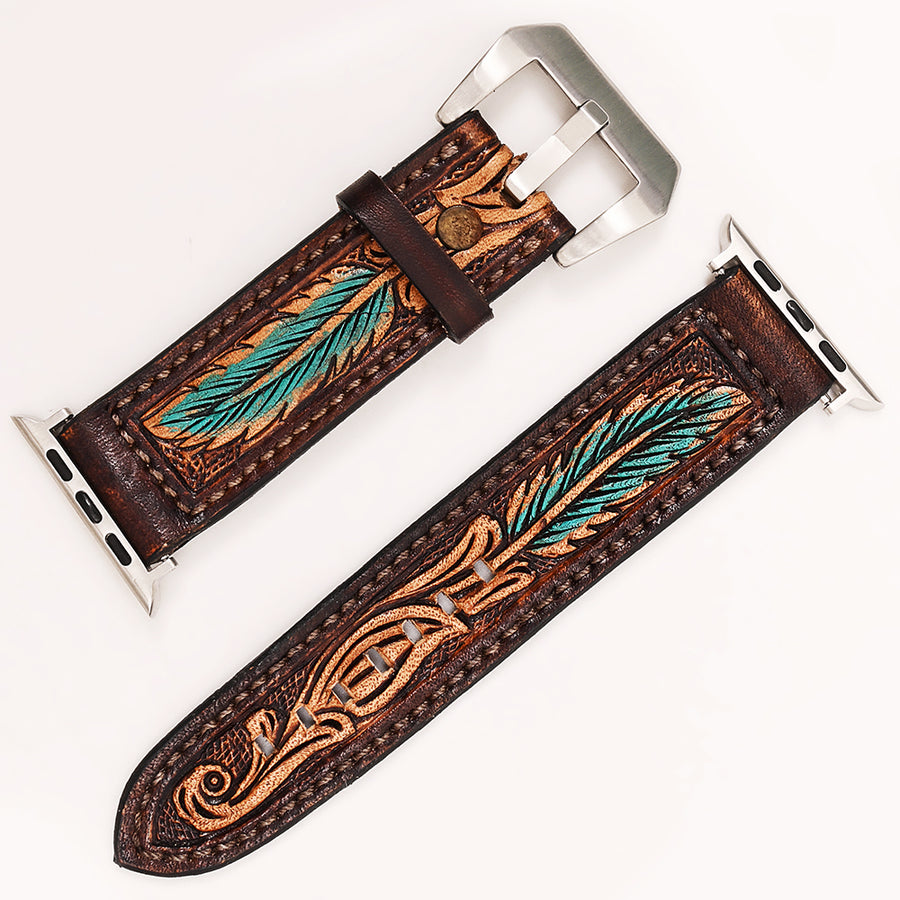 American Darling ADWAR111-45 Beautifully Hand Tooled Genuine Leather I by Hilason – Cowboy and equestrian accessories