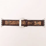 American Darling ADWAR112-45 Beautifully Hand Tooled Genuine American Leather I watch Strap Men and Women Unisex