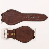 American Darling ADWAR113-45 Beautifully Hand Tooled Genuine American Leather I watch Strap Men and Women Unisex