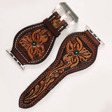 American Darling ADWAR113-41 Beautifully Hand Tooled Genuine American Leather I watch Strap Men and Women Unisex