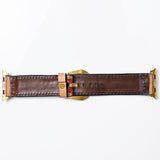 American Darling ADWAR114-45 Beautifully Hand Tooled Genuine American Leather I watch Strap Men and Women Unisex