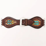 American Darling ADWAR115-45 Beautifully Hand Tooled Genuine American Leather I watch Strap Men and Women Unisex