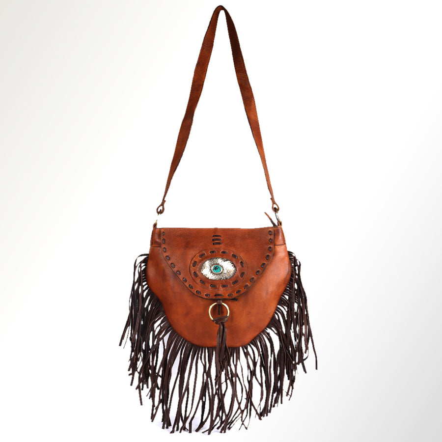 American Darling Cross Body Hand Tooled Genuine Leather Western Women Bag | Brown Handbag Purse Crossbody for Cute
