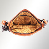 American Darling Cross Body Hand Tooled Genuine Leather Western Women Bag | Brown Handbag Purse Crossbody for Cute