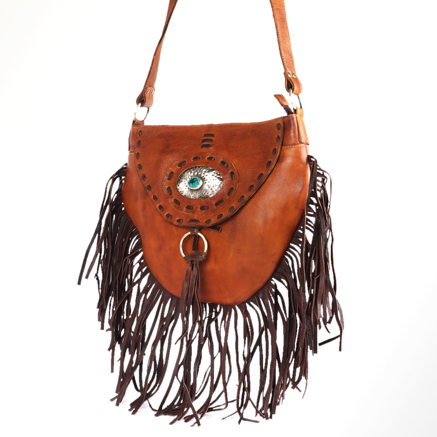 American Darling Cross Body Hand Tooled Genuine Leather Western Women Bag | Brown Handbag Purse Crossbody for Cute - Uhorse