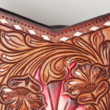 American Darling Large Crossbody Hand Tooled Hair On Genuine Leather Women Bag Western Handbag Purse