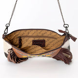 American Darling Cross Body I Hand Tooled Hair-On Genuine Leather Women Bag Western Handbag Purse