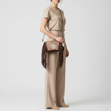 American Darling Cross Body I Hand Tooled Hair-On Genuine Leather Women Bag Western Handbag Purse