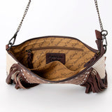 American Darling Cross Body I Hand Tooled Hair-On Genuine Leather Women Bag Western Handbag Purse
