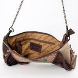 American Darling Cross Body I Hand Tooled Hair-On Genuine Leather Women Bag Western Handbag Purse