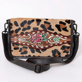 American Darling Cross Body I Hand Tooled Hair-On Genuine Leather Women Bag Western Handbag Purse