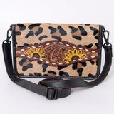 American Darling Cross Body I Hand Tooled Hair-On Genuine Leather Women Bag Western Handbag Purse