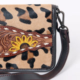 American Darling Cross Body I Hand Tooled Hair-On Genuine Leather Women Bag Western Handbag Purse