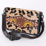 American Darling Cross Body I Hand Tooled Hair-On Genuine Leather Women Bag Western Handbag Purse