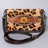 American Darling Cross Body I Hand Tooled Hair-On Genuine Leather Women Bag Western Handbag Purse