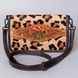 American Darling Cross Body I Hand Tooled Hair-On Genuine Leather Women Bag Western Handbag Purse