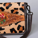 American Darling Cross Body I Hand Tooled Hair-On Genuine Leather Women Bag Western Handbag Purse