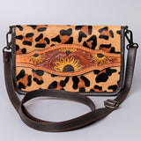 American Darling Cross Body I Hand Tooled Hair-On Genuine Leather Women Bag Western Handbag Purse