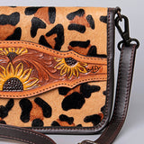 American Darling Cross Body I Hand Tooled Hair-On Genuine Leather Women Bag Western Handbag Purse