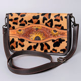 American Darling Cross Body I Hand Tooled Hair-On Genuine Leather Women Bag Western Handbag Purse