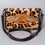 American Darling Cross Body I Hand Tooled Hair-On Genuine Leather Women Bag Western Handbag Purse