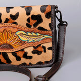 American Darling Cross Body I Hand Tooled Hair-On Genuine Leather Women Bag Western Handbag Purse