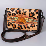 American Darling Cross Body I Hand Tooled Hair-On Genuine Leather Women Bag Western Handbag Purse