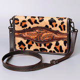 American Darling Cross Body I Hand Tooled Hair-On Genuine Leather Women Bag Western Handbag Purse