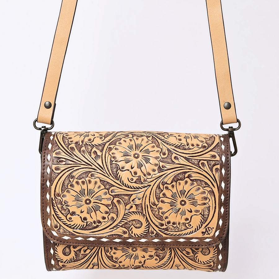 American Darling Cross Body I Hand Tooled Genuine Leather Women Bag Western Handbag Purse