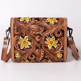 American Darling Cross Body I Hand Tooled Genuine Leather Women Bag W.