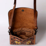 American Darling Cross Body I Hand Tooled Genuine Leather Women Bag W.