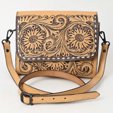 American Darling Hand Tooled Genuine Leather Women Bag Western Handbag Purse