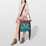 American Darling Signature Crossbody Hand Tooled Saddle Blanket Genuine Leather Women Bag Western Handbag Purse