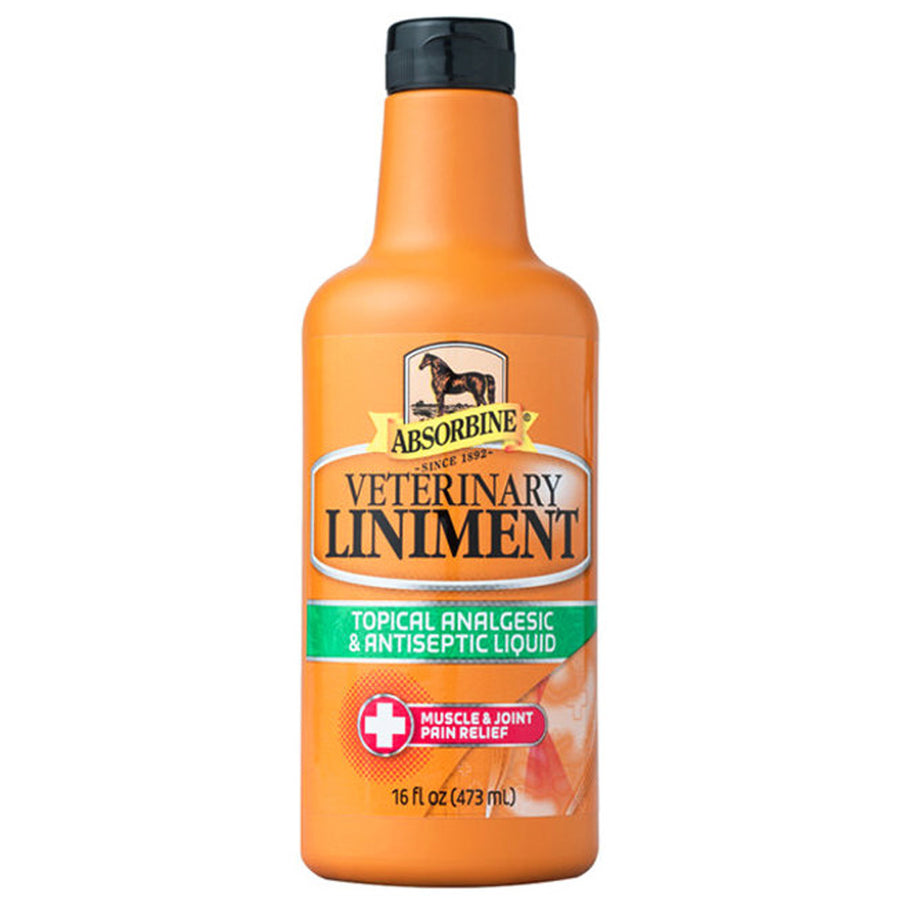 Absorbine Veterinary Liniment Topical Analgesic Antiseptic Liquid 16Oz - Uhorse
