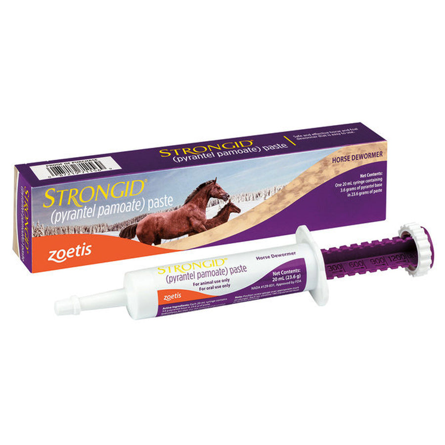 Zoetis Strongid Paste Syringe For Horse Foals Infections 23.6 Gm. - Uhorse