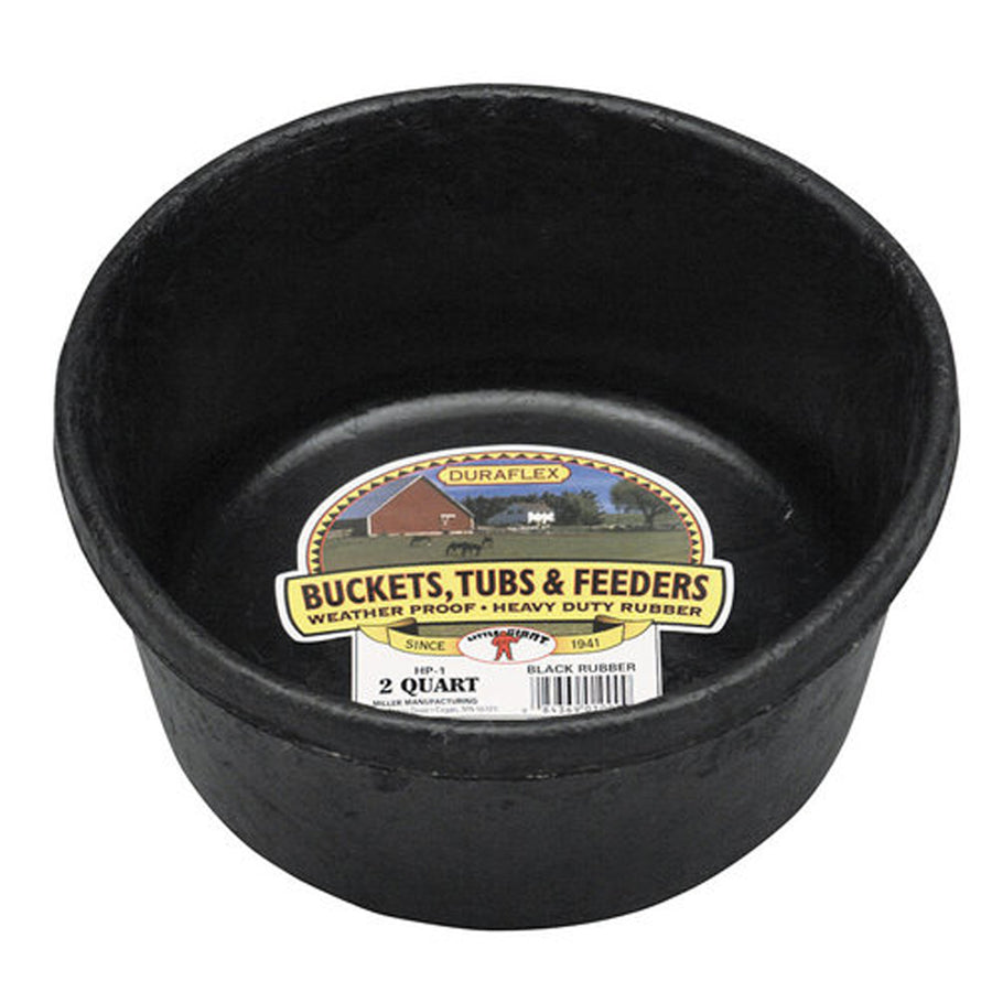 LITTLE GIANT RUBBER FEED PAN 2 QUART