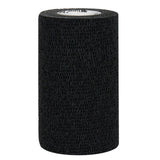 4 In X 5 Yards VETRAP Western Injury Bandaging Tape Self Adhesive Bandage Wrap For Dogs, Horses, Pets Black - Uhorse