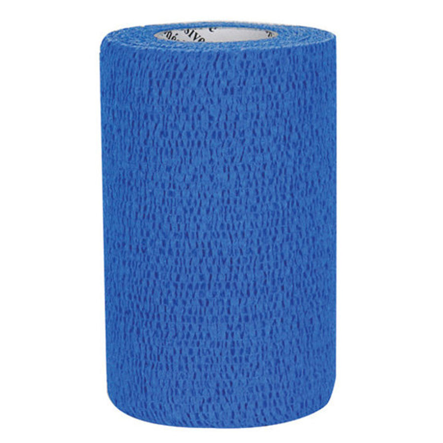 4 In X 5 Yards VETRAP Western Injury Bandaging Tape Self Adhesive Bandage Wrap For Dogs, Horses, Pets Blue - Uhorse