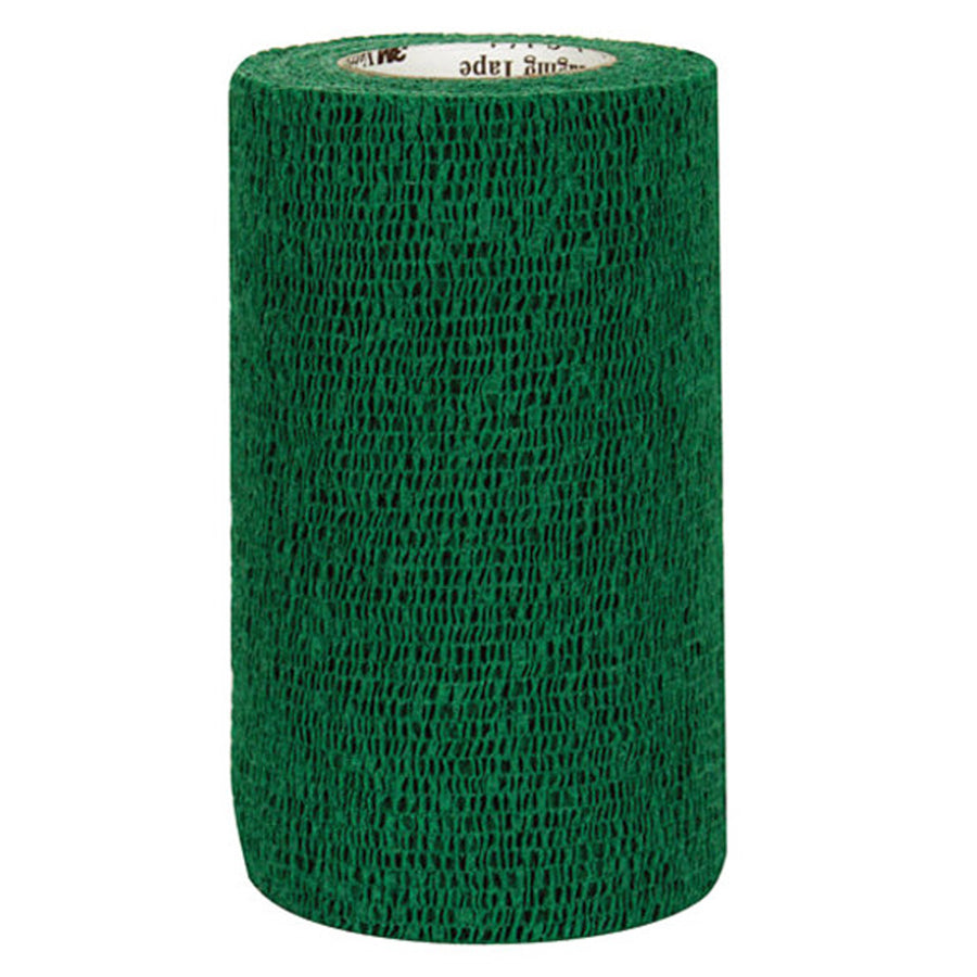 4 In X 5 Yards VETRAP Western Injury Bandaging Tape Self Adhesive Bandage Wrap For Dogs, Horses, Pets Hunter Green - Uhorse