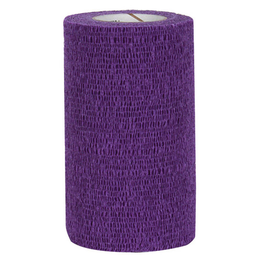 4 In X 5 Yards VETRAP Western Injury Bandaging Tape Self Adhesive Bandage Wrap For Dogs, Horses, Pets Purple - Uhorse
