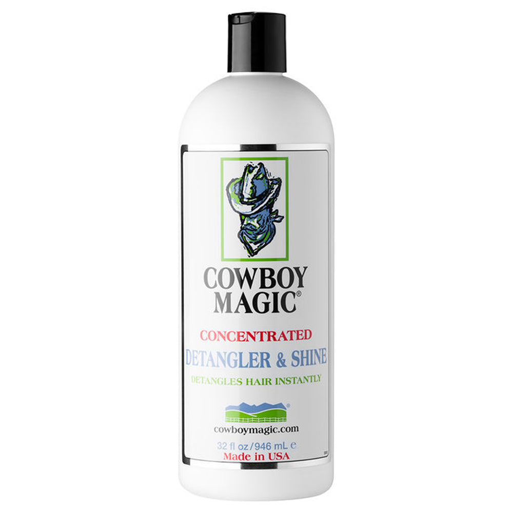 Cowboy Magic Horse Hair Uv Rays Non Oil Protect Detangler N Shine 32Oz