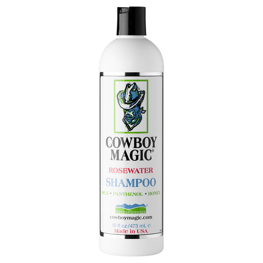 Cowboy Magic Concentrate Horse Tack Rosewater Shampoo 16 Oz