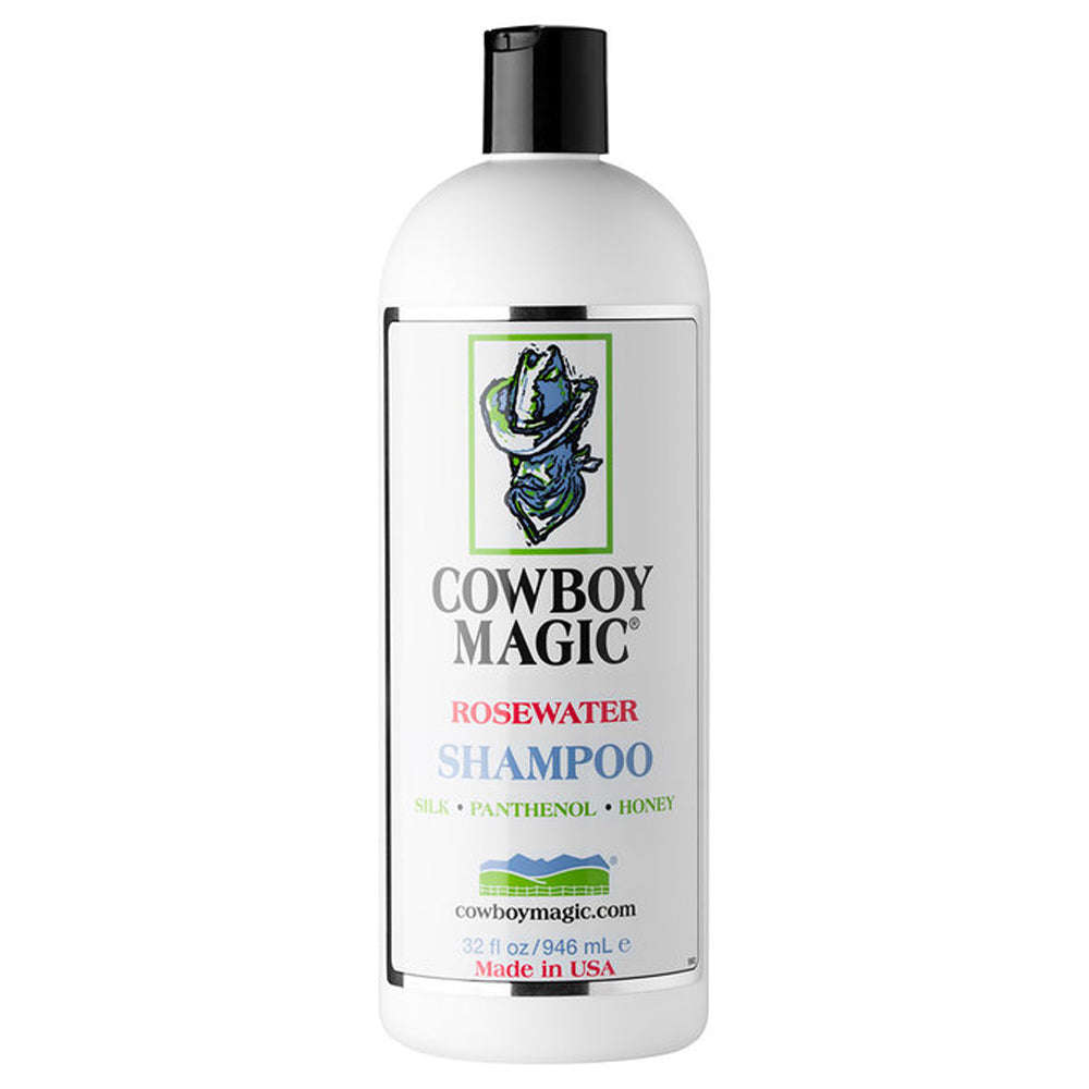 Cowboy Magic Concentrate Horse Tack Rosewater Shampoo 32 Oz