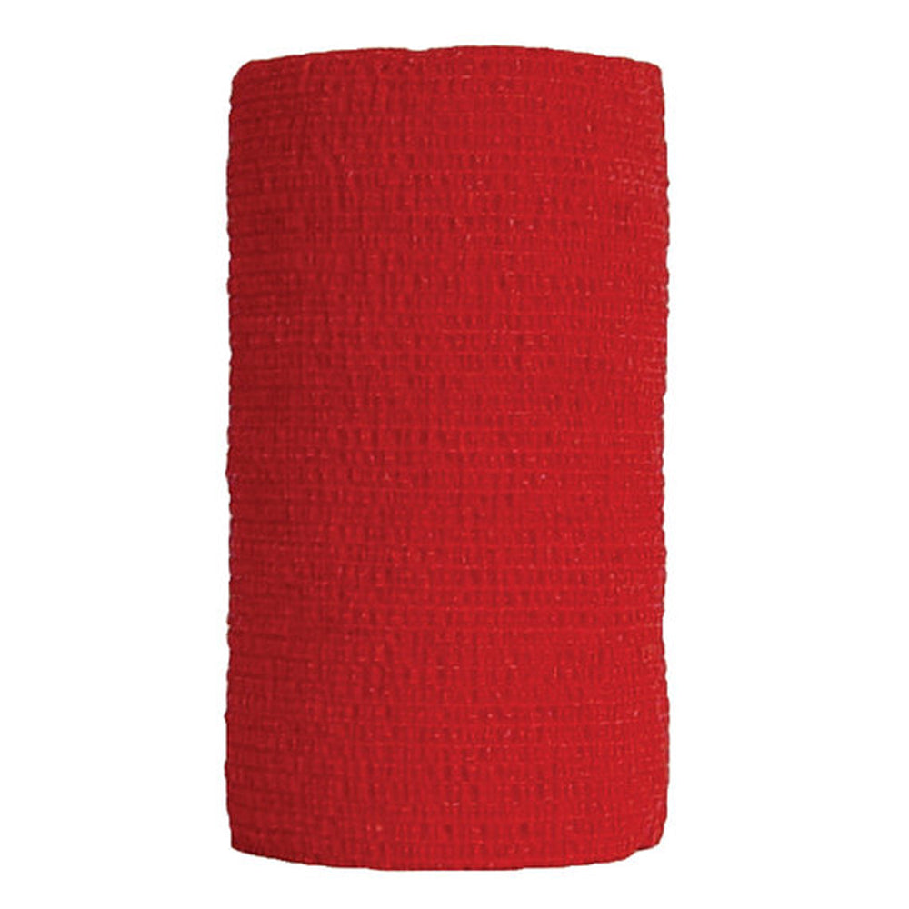 4" X 5 Coflex Flexible Comfortable Self Adhesive Quick Bandage Red